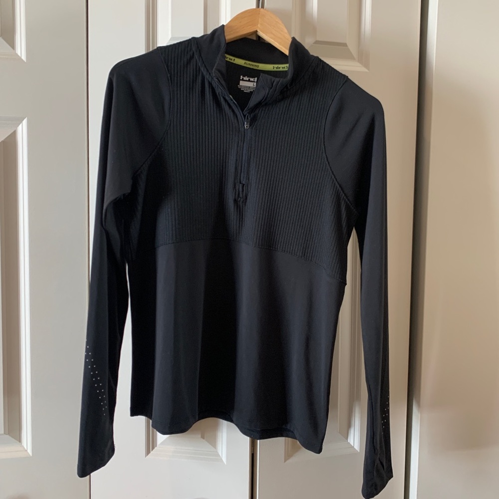 Hind 1/4 zip running workout shirt